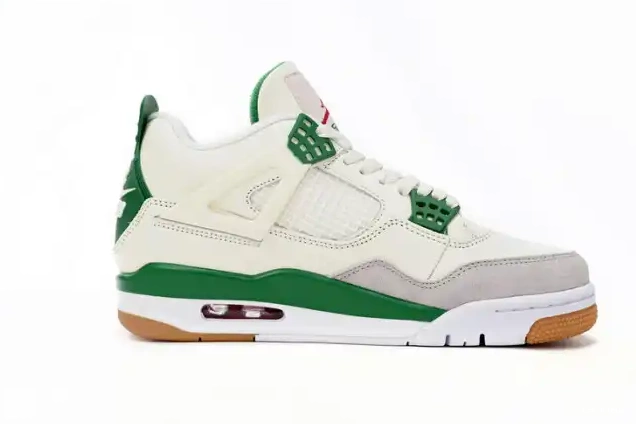 1st Kicks 4 SB Retro Jordan DR5415-103 Pine Green 0519